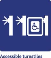 Image: Accessible turnstiles