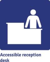 Image: Accessible reception desk