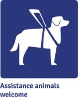 Image: Assistance animals welcome